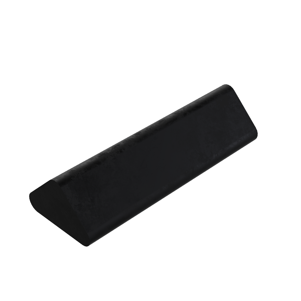 Triangular Rubber Rod L150